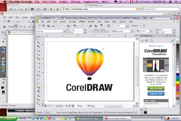 corel draw macbook
